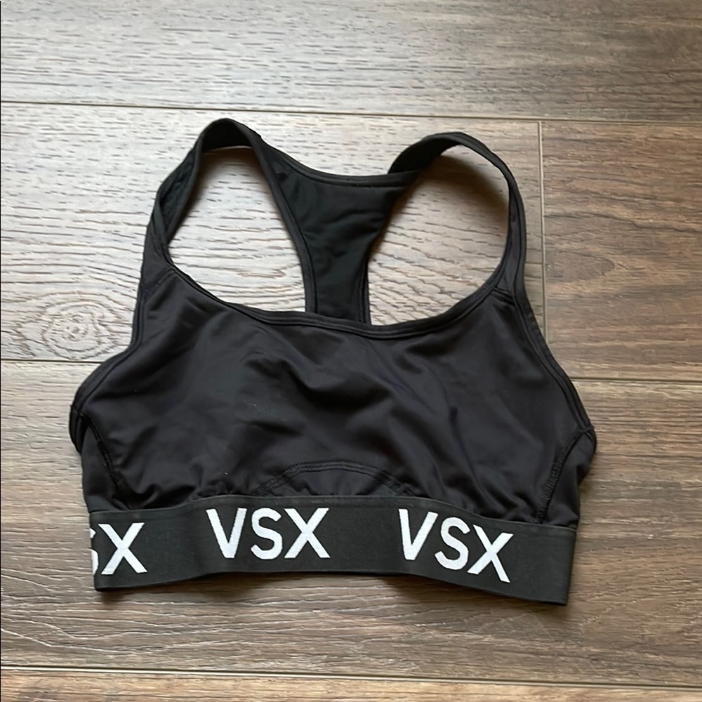 VSX Black Racerback Sports Bra